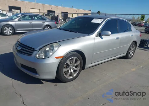 2005 Infiniti G35 из США, поврежденный, VIN JNKCV51EX5M216359